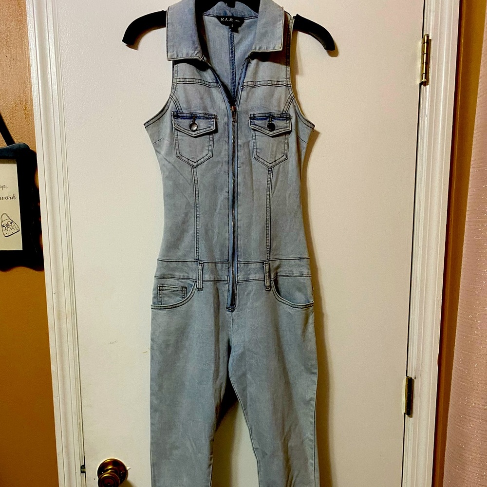 Denim jumpsuit